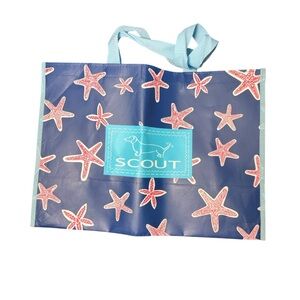 SCOUT Tote Bag STARFISH Navy Pink White Blue Polka Dots